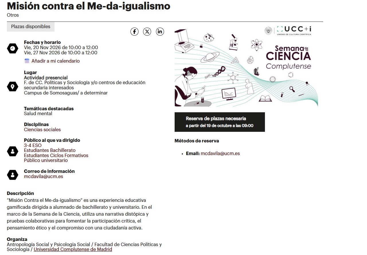 semana de la ciencia 1